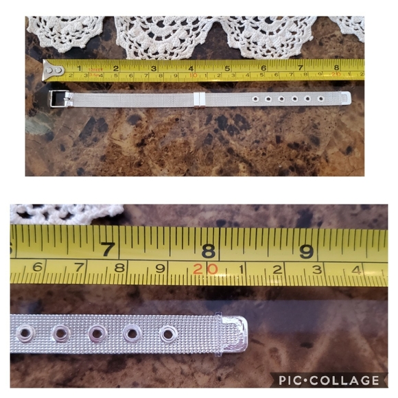 Sterling Silver Belt Bracelet 8" - Picture 5 of 5